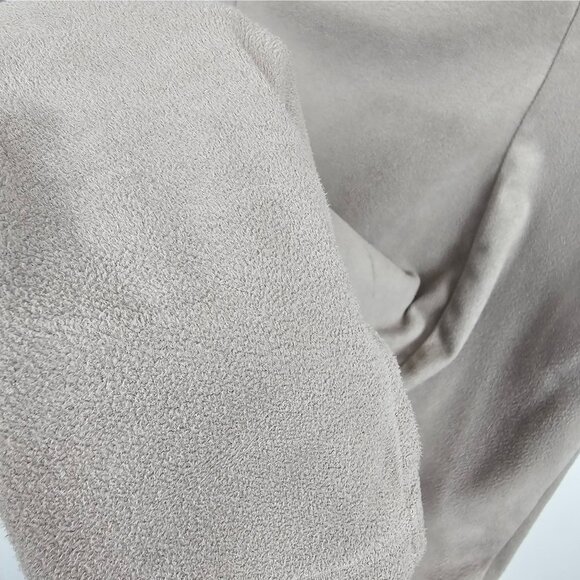 Faux Suede Gray Brown Baby Doll Preppy Party Mini Dress Small Kendall + Kylie  S - Picture 4 of 11